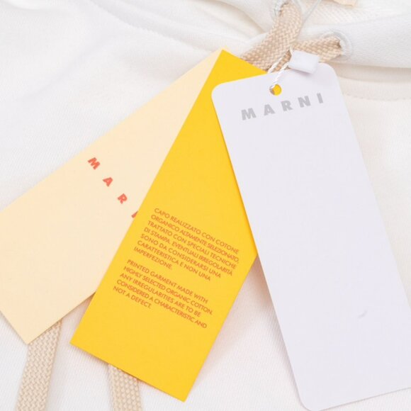 MARNI AutumnWinter New Arrivals Logo Printed Hooded Sweatshirt - Picture 4 of 11